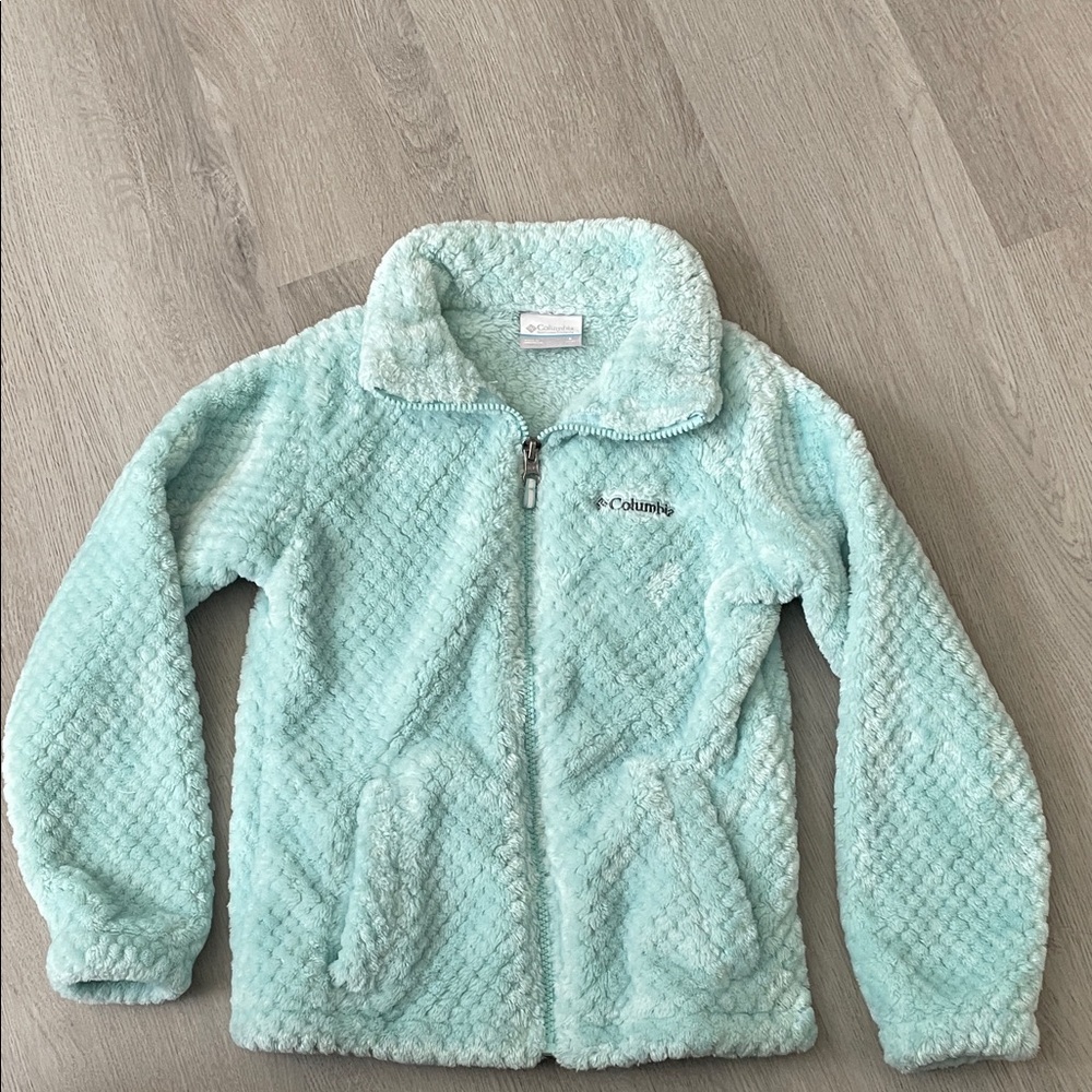 Columbia Soft Aqua Fleece Jacket